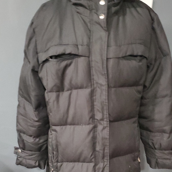 Flawed Michael Kors Long Black Coat - Picture 5 of 17